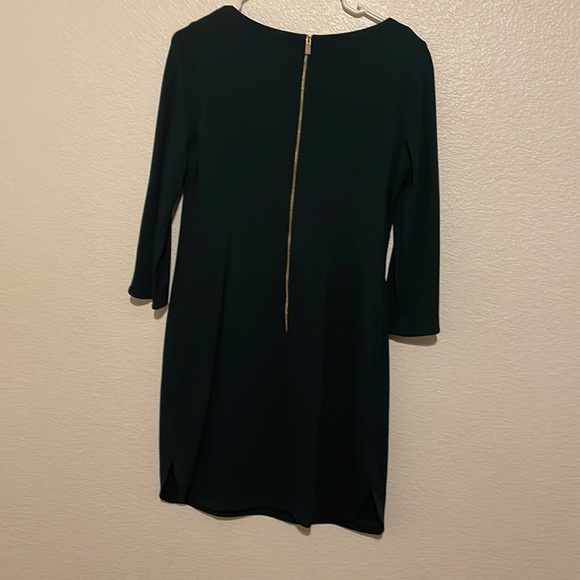 Women Elegant Olive Dress - Picture 2 of 2